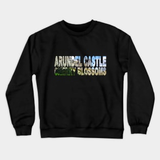 ARUNDEL CASTLE - Cherry Blossoms West Sussex England Crewneck Sweatshirt